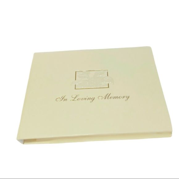 Vintage Inspired Guest Book for Memorial Reception - Picture 2 of 8